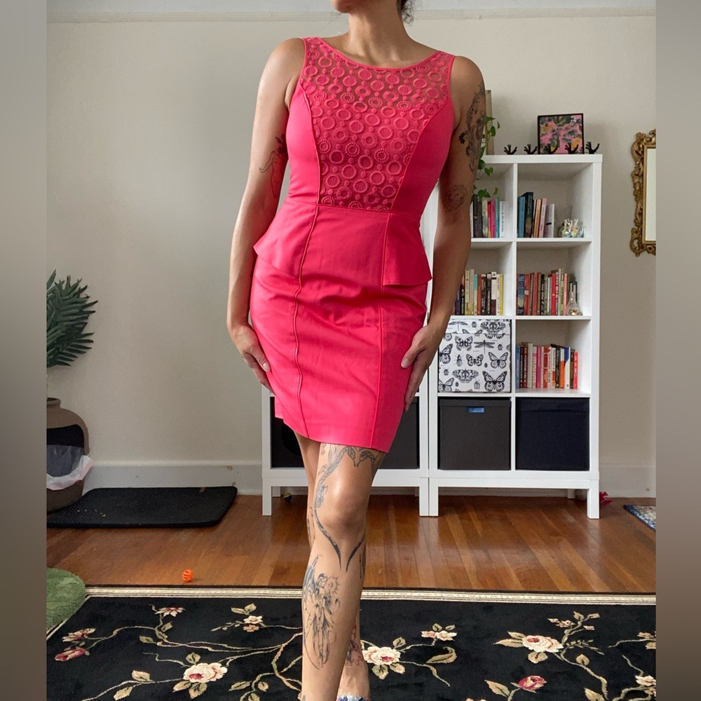 Jessica Simpson Peplum Pencil Dress